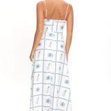 Naysha Cami Strap Maxi Dress Floral White