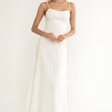 Naysha Eyelet Embroidery Maxi Dress