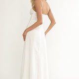 Naysha Eyelet Embroidery Maxi Dress