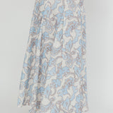 Morning Lights Godet Maxi Skirt Paisley