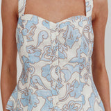 Morning Lights Button Up Top Paisley