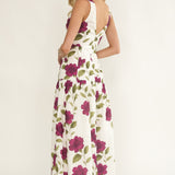 Begonia Drop Waist Maxi Dress Allegra Floral
