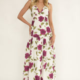 Begonia Drop Waist Maxi Dress Allegra Floral