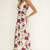 Begonia Drop Waist Maxi Dress Allegra Floral