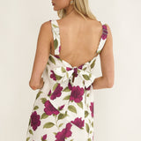 That Lady Bow Back Mini Dress Allegra Floral