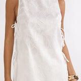 Honeykiss Tie Side Top White