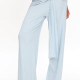 Love Somebody Sash Waist Pants Blue