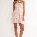 Paulette Halterneck Sun Dress Floral