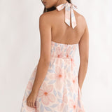 Paulette Halterneck Sun Dress Floral