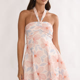 Paulette Halterneck Sun Dress Floral