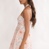 Paulette Halterneck Sun Dress Floral
