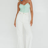 Orli Ruched Bodysuit Apple