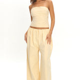 LIONESS Tidekiss Pant Lemontini