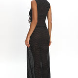 LIONESS Ford Maxi Skirt Onyx Polka