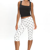 LIONESS Starlight Capri Cream Polka