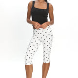 LIONESS Starlight Capri Cream Polka
