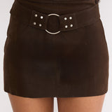 Opeline Waist Belt Skort Brown