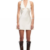 LIONESS Stars Align Mini Dress Cream