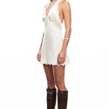 LIONESS Stars Align Mini Dress Cream