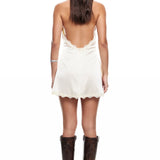 LIONESS Stars Align Mini Dress Cream