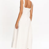 LIONESS Luna Rosa Maxi Dress Porcelain