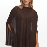 LIONESS Aura Poncho Chocolate