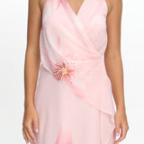 Linger Open Back Mini Dress Lily Pink