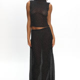 LIONESS Ford Top Onyx Polka