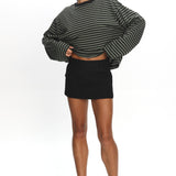 LIONESS Bloom Long Sleeve Forest Stripe