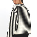 LIONESS Bloom Long Sleeve Onyx Stripe