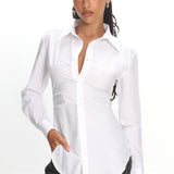 LIONESS Naomi Shirt Porcelain