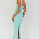 Sunny Coast Piping Trim Maxi Dress Peppermint
