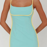 Sunny Coast Piping Trim Maxi Dress Peppermint