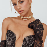 Roman Multi Choker Necklace Gold