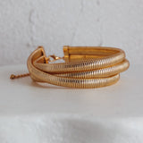 Roman Multi Choker Necklace Gold