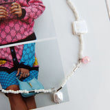 Sirena Beaded Pearl Choker Pink