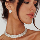 Sade Diamante Jewellery Set Silver