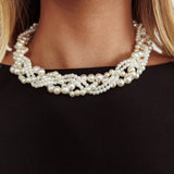 Your Smile Pearl Necklace Silver