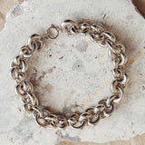Kat Irregular Choker Necklace Dark Silver