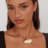 It's Fate Pendant Choker Gold