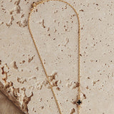 Kristin Four-Leaf Clover Necklace Gold Black