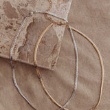 Dannielle Flat Link Chain Set Two-Tone Mixed
