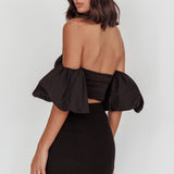 Daily Love Fitted Mini Skirt Black