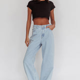 Olly Cropped Baby Tee Black