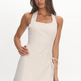 Mahlia Wrap Romper Oat