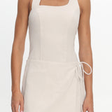 Mahlia Wrap Romper Oat
