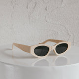 Regina Cat-eye Acetate Sunglasses Cream