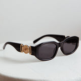 Heartfelt Square Sunglasses Black