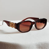 Heartfelt Square Sunglasses Brown