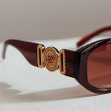 Heartfelt Square Sunglasses Brown